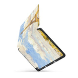 personalized iPad case with pencil holder and France  Famous Attractions design