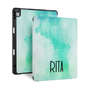 iPad Trifold Case - Abstract Watercolor Splash