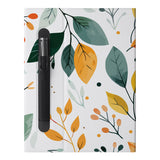 The Personalized VistaCase reMarkable Pen Holder Case with Leaves design features a built-in Marker pen holder,