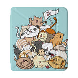 front view of personalized Kobo case with Cute Cats design