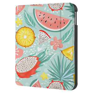 swap front and back view of personalized KOBO case and Tropical Fruits design - swap