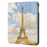 swap front and back view of personalized KOBO case and France Famous Attractions design - swap