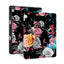 iPad Trifold Case - Black Flower