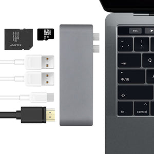 USB-C 7-in-1 Hub with 4K HDMI for Macbook