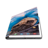 Auto wake and sleep function of the personalized iPad folio case with Dog design 