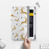 Vista Case iPad Premium Case with Christmas Design has built-in magnets are strategically placed to put your tablet to sleep when not in use and wake it up automatically when you need it for an extended battery life.