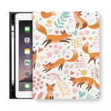 frontview of personalized iPad folio case with 4 design