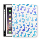 frontview of personalized iPad folio case with 4 design