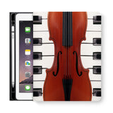 frontview of personalized iPad folio case with 3 design