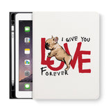 frontview of personalized iPad folio case with 05 design