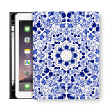 frontview of personalized iPad folio case with 3 design