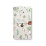 the front top view of midori style traveler's notebook with 4 design