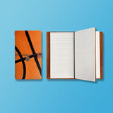 the front top view of midori style traveler's notebook with Sport design