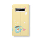 Back Side of Personalized Samsung Galaxy Wallet Case with CorgiTang design - swap